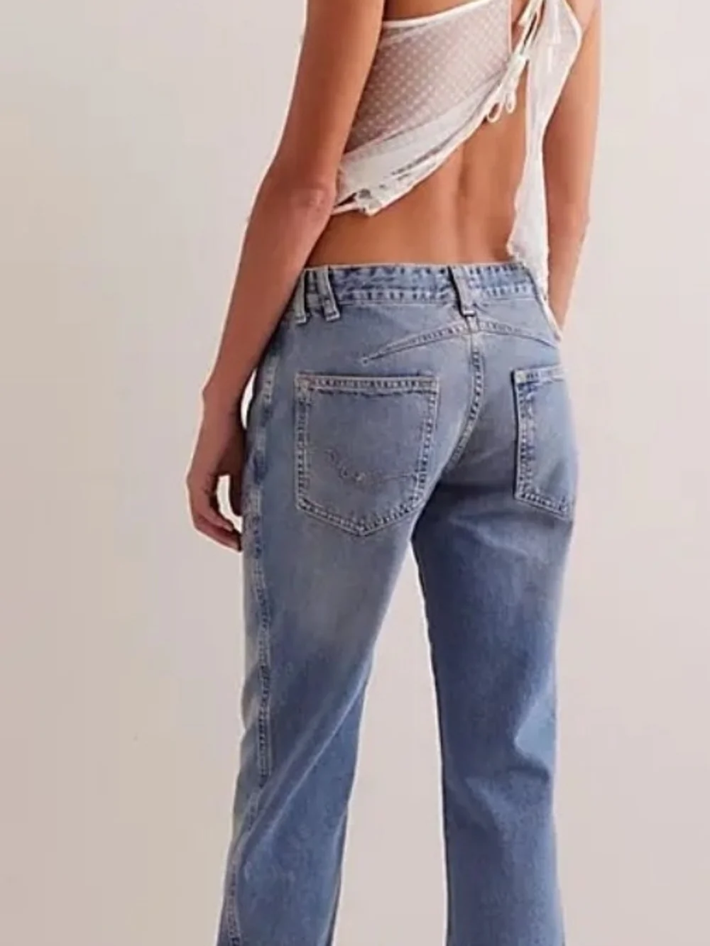 Free People We The Free Carnivale Low Rise Bootcut Jeans